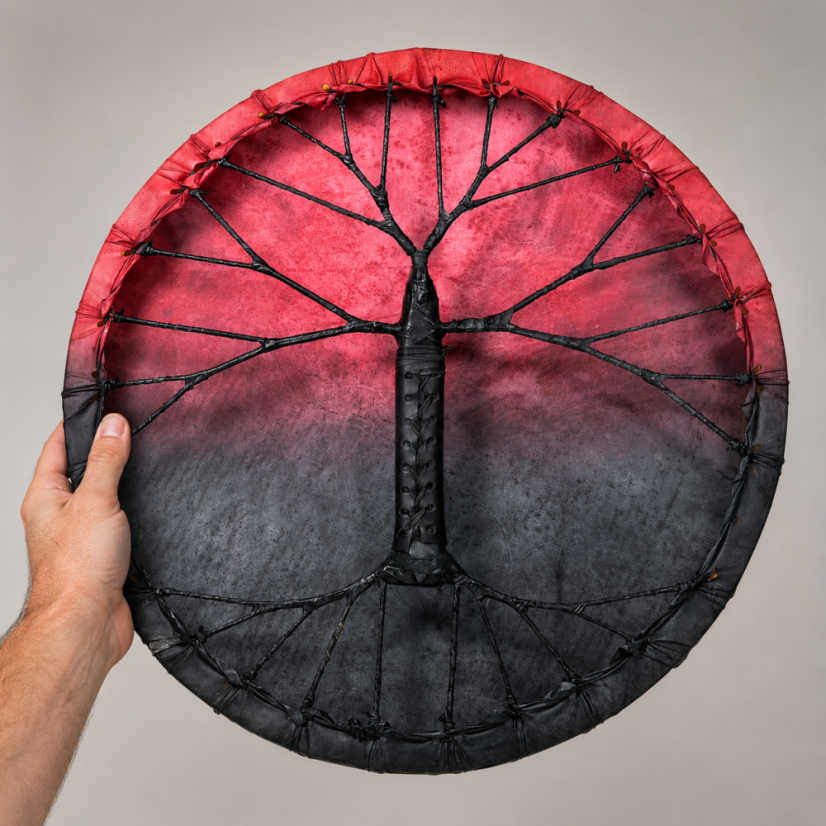 Šamanský buben Západ Slunce 50 cm