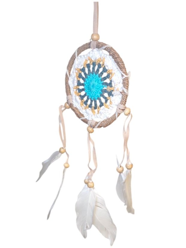 Lapača snov Kruh - Barva: Bílá