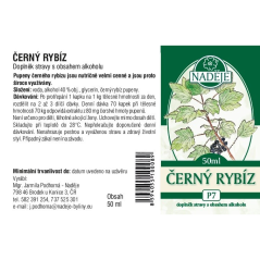 Tinktúra z púčikov Čierne ríbezle - imunita, alergie