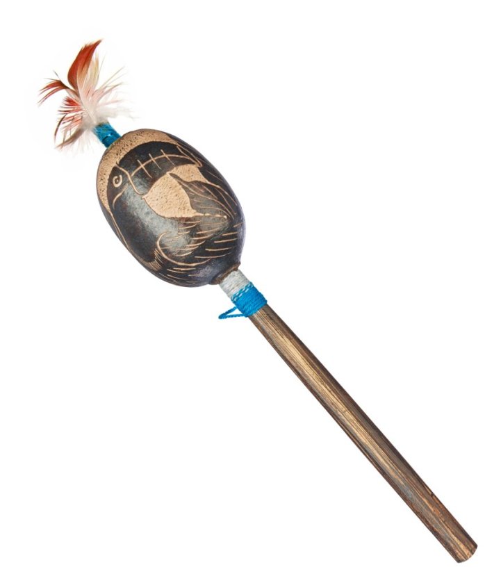 Šamanské chřestidlo větší