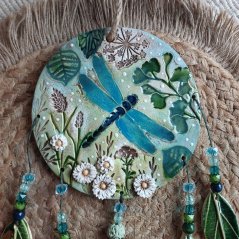 Keramická zvonkohra Vážka