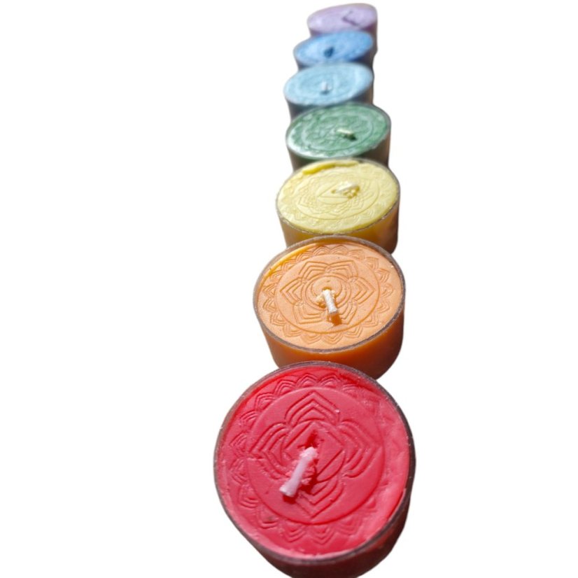 Čakrové čajové svíčky sada ARÔME