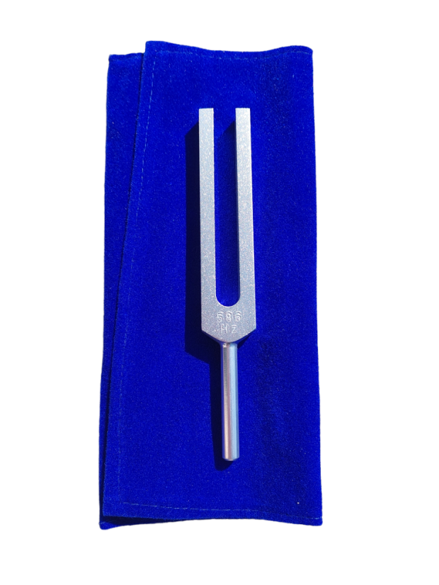 Terapeutická ladička 586 Hz Cirkulace hliník