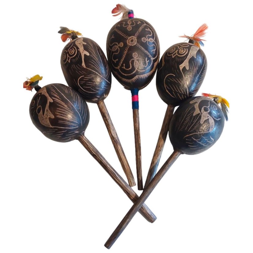 Šamanské chrastidlo obrie