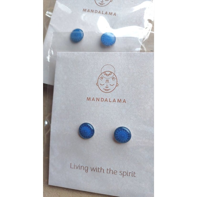 Náušnice na puzete Tretie oko 6. čakra