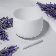 Křišťálová mísa 432 Hz tón D 25 cm