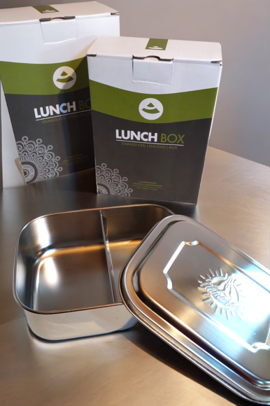 Nerezový box na svačinu menší  Lunch box Bodhi