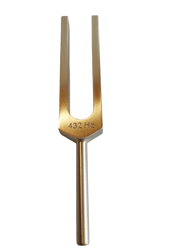 Terapeutická ladička 432 Hz mosadz