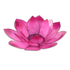 Svietnik Lotus veľký ružový