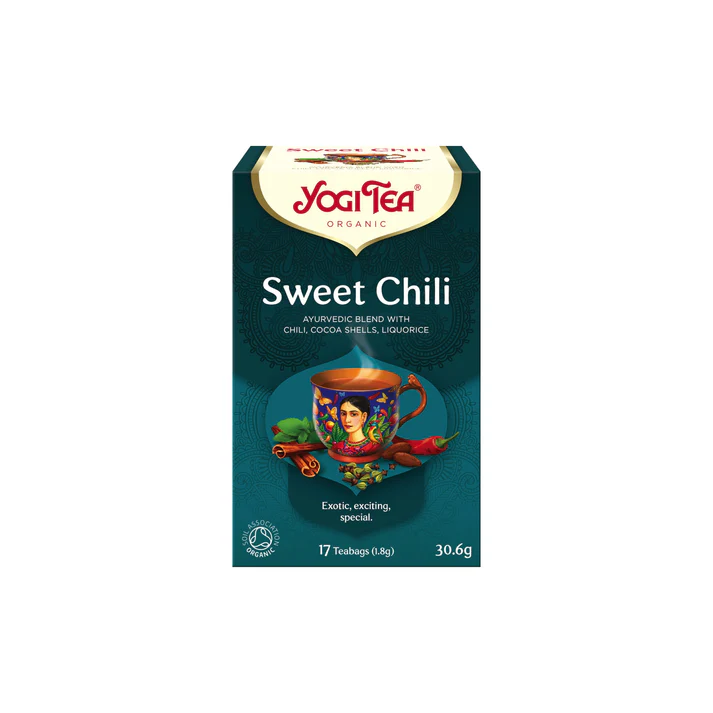 Ajurvédský čaj Sweet chilli Sladké chilli Yogi tea