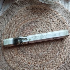 Vonné tyčinky Bílá šalvěj + Eukalyptus Green Tree