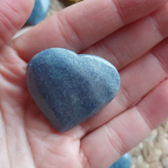 Srdce Modrý křemen 4,5 cm