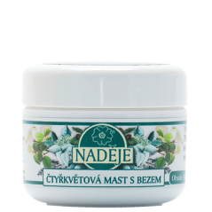 Masť so štyrmi kvetmi a bezom 30 ml - lupénka, alergie