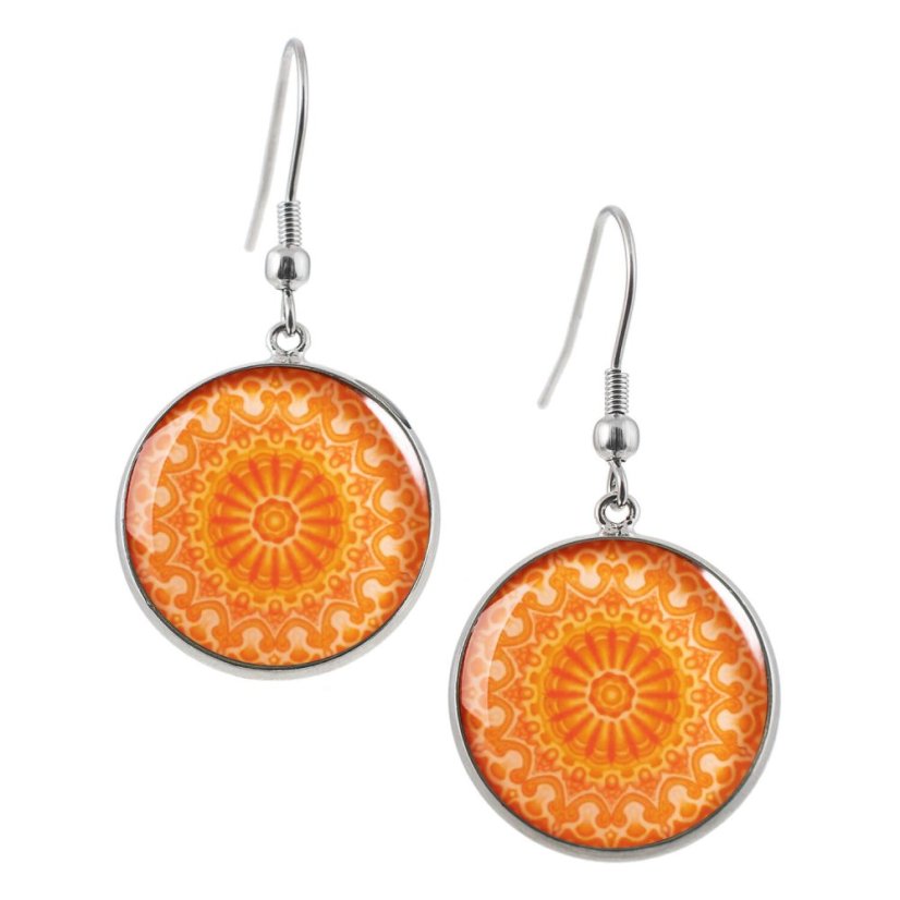 Náušnice visací Sakrální 2. čakra