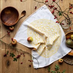 Čakrová utierka žltá - slnečná čakra