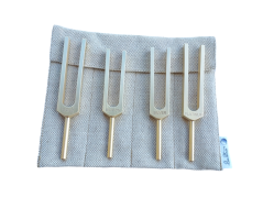 Terapeutické ladičky mosaz Sada Vzácné Kovy zlato, stříbro, křemík, platina