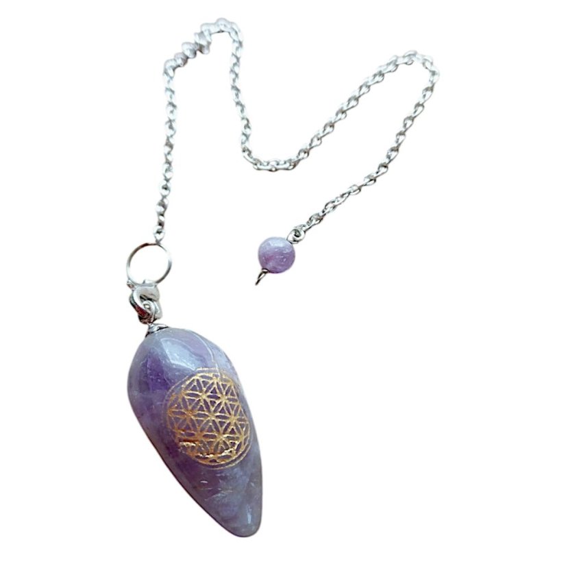 Kyvadlo Kvet života Ametyst