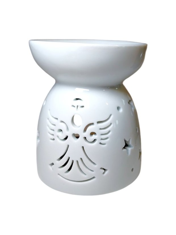 Aromalampa Anděl bílá