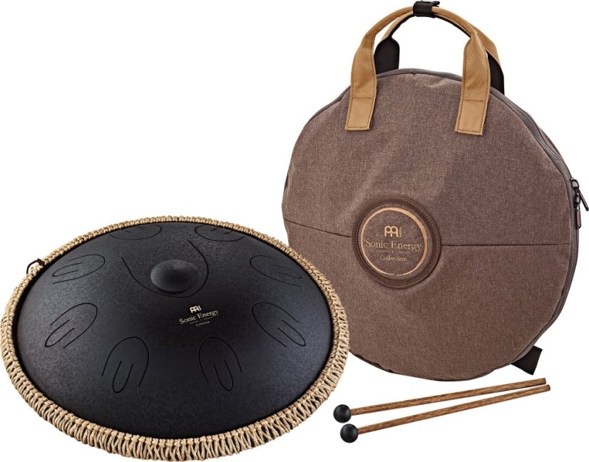 Kovový buben Octave Steel Tongue drum D kurd Sonic Energy černý