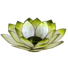 Svietnik Lotus veľký Zelený