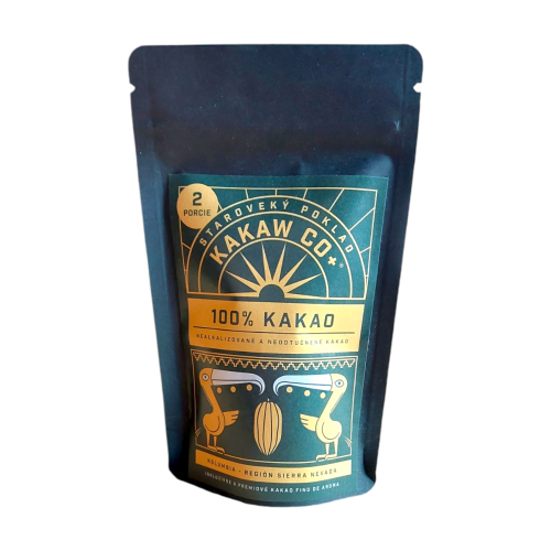 100% kakao 30 g 2 porce