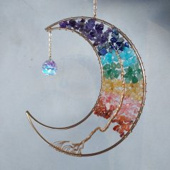 Lapač slnka Suncatcher Čakra mesiac