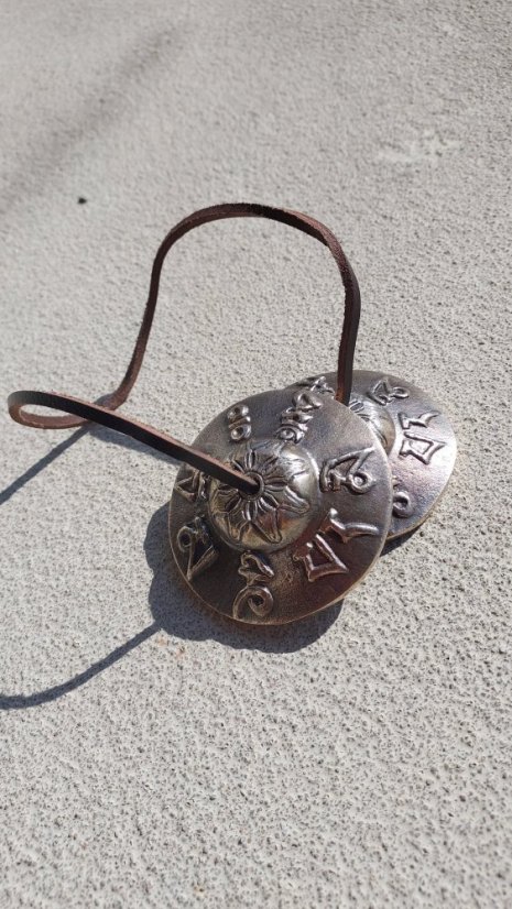 Tibetské činelky střední bronzové OHM