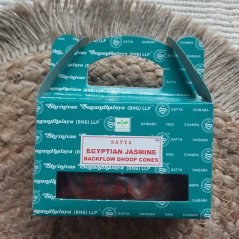 Vonné kužele Satya Egyptský jazmín Backflow