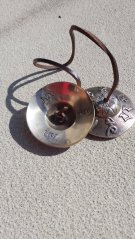 Tibetské činelky střední bronzové OHM