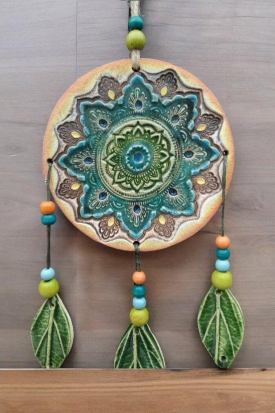 Keramická zvonkohra Mandala