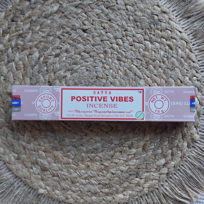 Satya Incense Sticks – Positive vibe