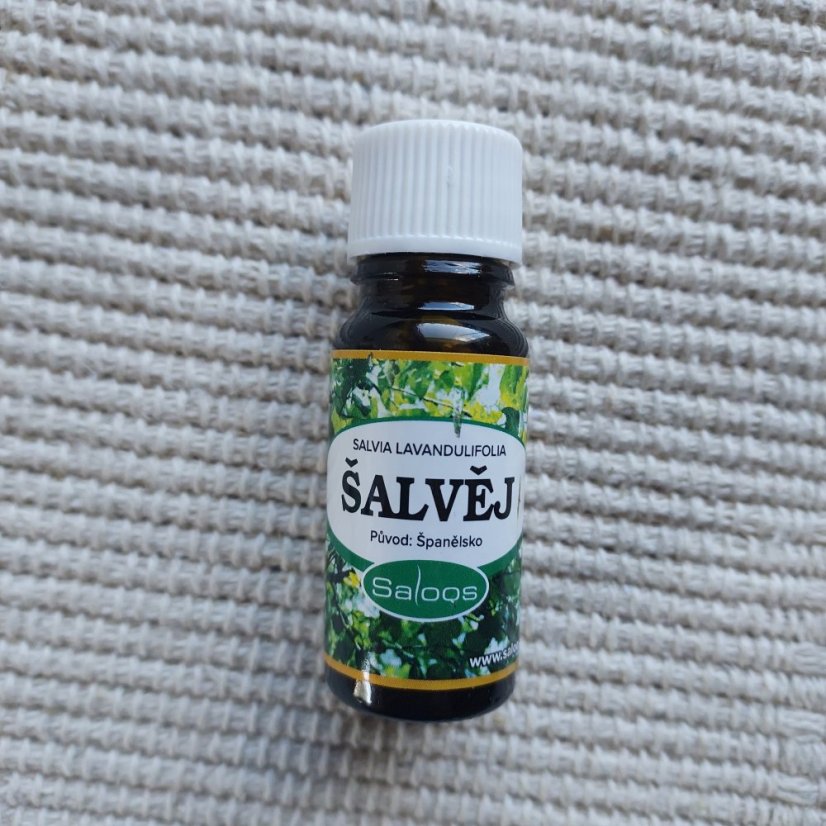 Esenciální olej Šalvěj - Španělsko 10 ml Saloos