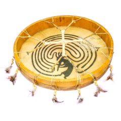Šamanský buben 45 cm  Kokopelli