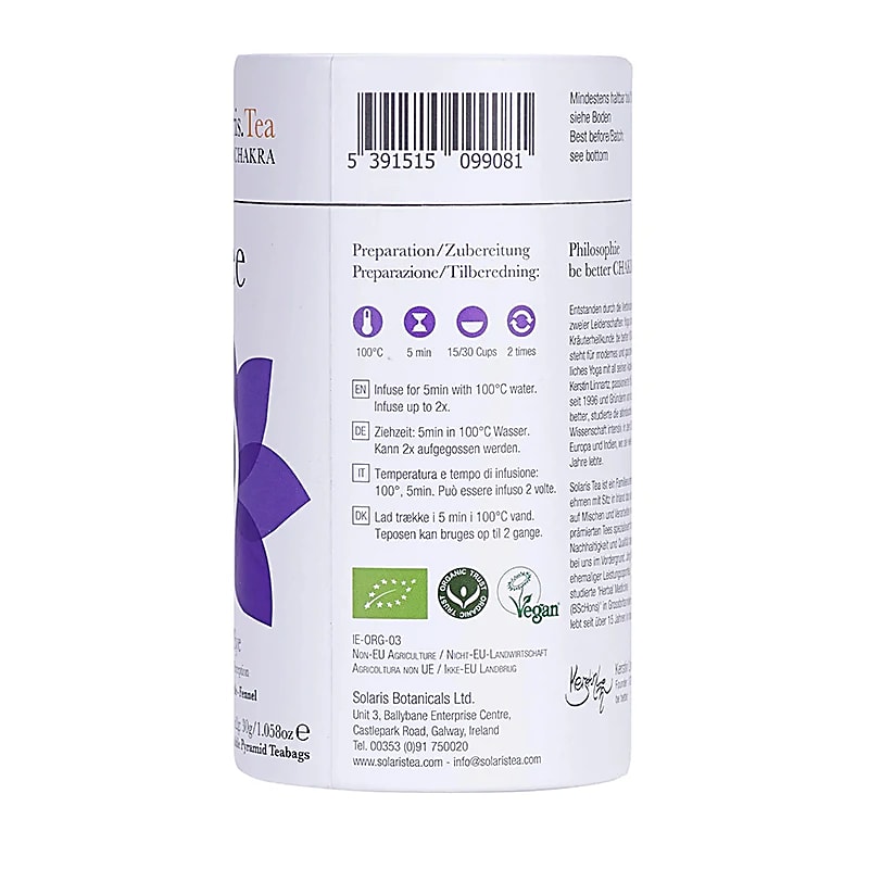 Čakrový čaj 6. čakra Třetí oko Vidím