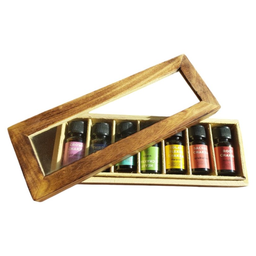 Čakrová sada esenciálních olejů 7 čaker ARÔME Chakra