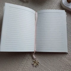 Zápisník sametový Květ života zlatý