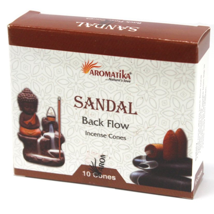 Vonné kužele Santalové dřevo Aromatika Tekoucí dým