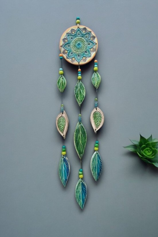 Keramická zvonkohra Mandala