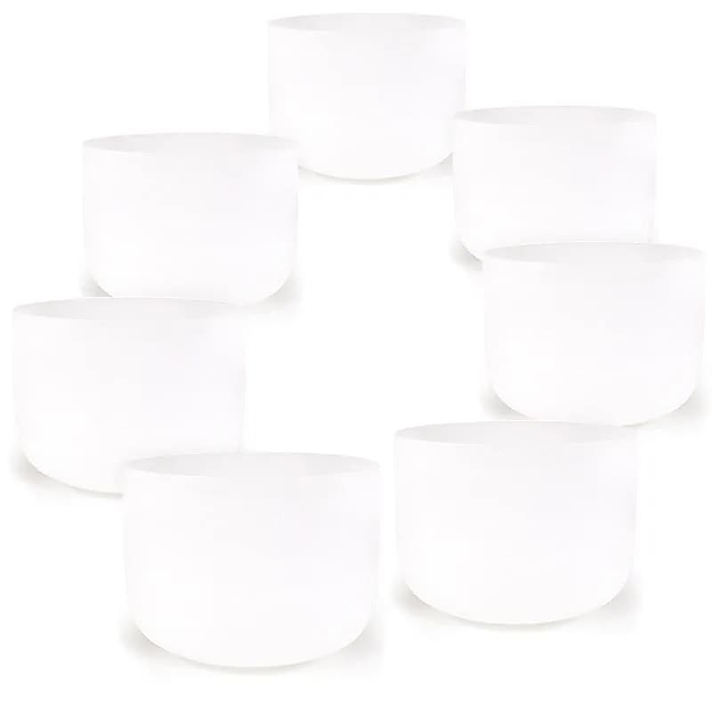 Chakra crystal bowls set 432 Hz