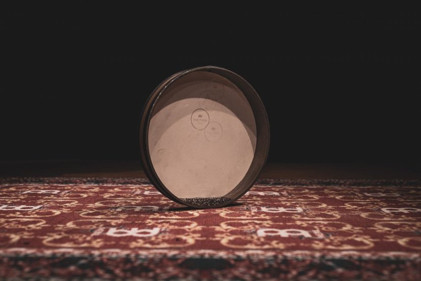 Muzikoterapeutický Ocean drum 40 cm Sonic Energy kožený