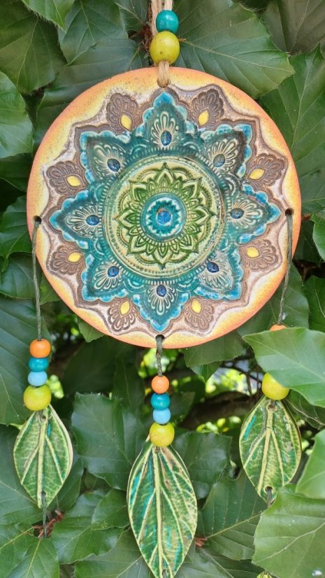 Keramická zvonkohra Mandala