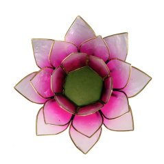 Svietnik Lotus Korunná čakra růžová