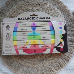 Vonné tyčinky 7 čakier ARÔME Balanced Chakra darčeková sada