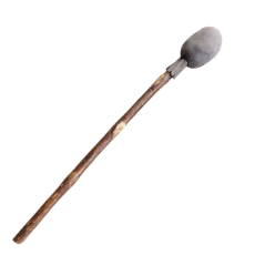 Palička pro šamanský buben šedá