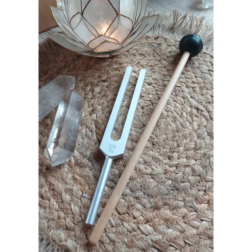 Therapeutic Tuning Fork 528 Hz Aluminium CZ