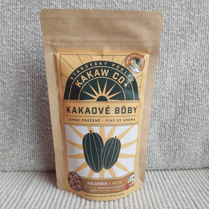 Kakaové boby Meta jemně pražené 75 g