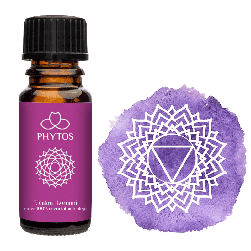 Esenciálny olej 7. korunná čakra Sahasrara Phytos