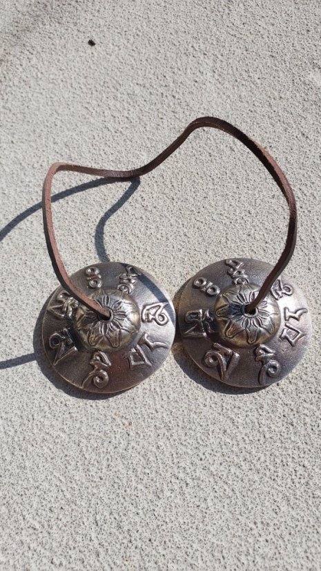 Tibetské činelky střední bronzové OHM