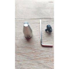Vibrační koncovka Horský křišťál 6 mm průměr 8,8 mm