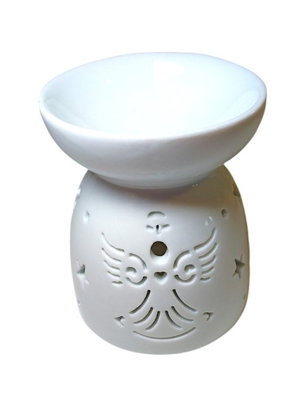 Aromalampa Anděl bílá